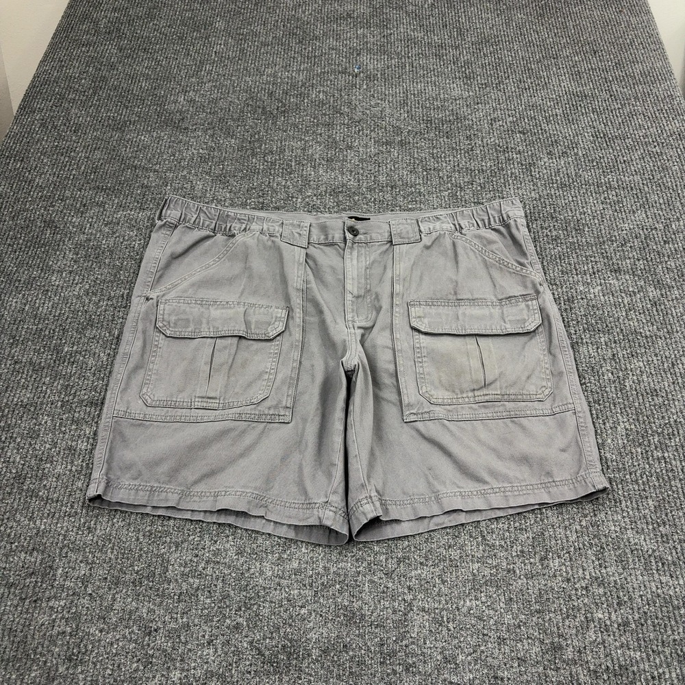 Lee Cargo Shorts Mens 45 Gray Cotton Canvas Relaxed Fit Utility Gorpcore Outdoor